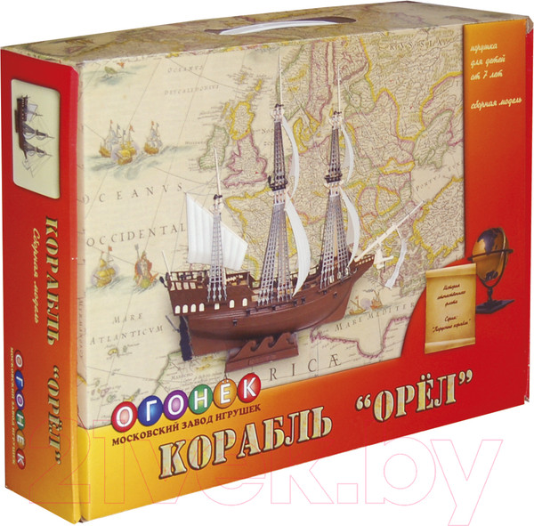 Изображение товара Сборная модель Огонек Парусный военный корабль Орел / С-177