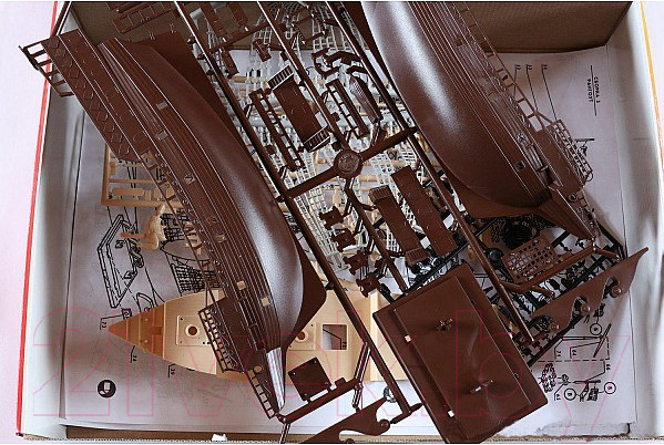 Изображение товара Сборная модель Огонек Парусный военный корабль Орел / С-177