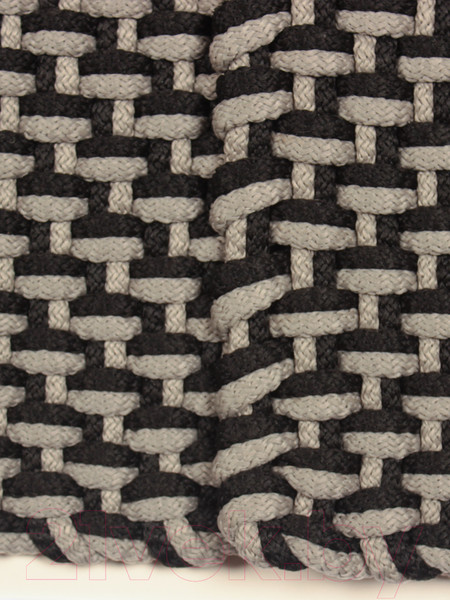 Изображение товара Ковер Indo Rugs Uni 100 (140x200, белый/черный)