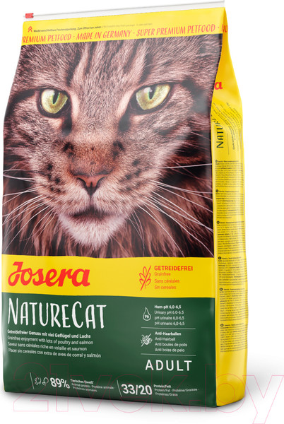 Изображение товара Сухой корм для кошек Josera Adult NatureCat (10кг)