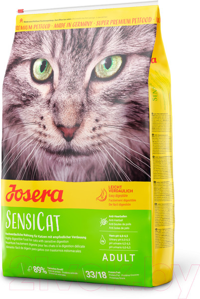Изображение товара Сухой корм для кошек Josera Adult Sensitiv SensiCat (10кг)