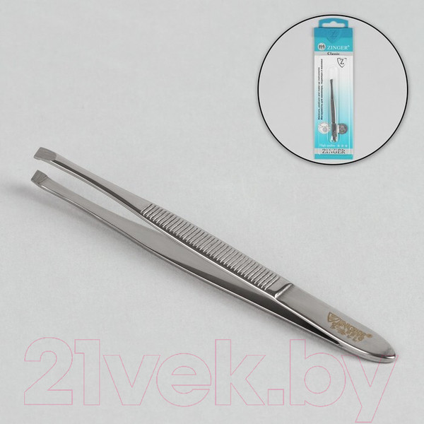 Изображение товара Пинцет косметический Zinger В-158 S SH