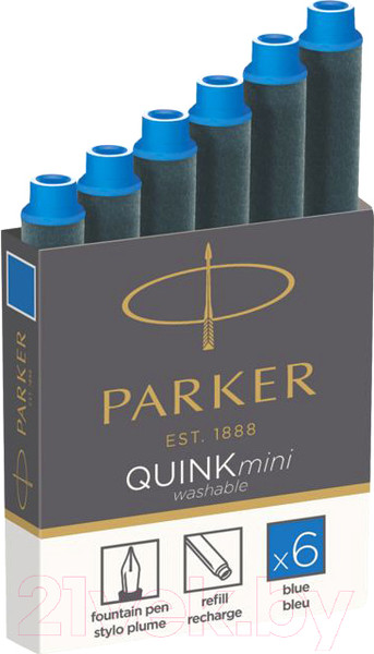 Изображение товара Чернила для перьевой ручки Parker Mini 1950409 (синий)