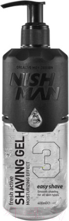 Изображение товара Гель для бритья NishMan 3 Easy Shave (400мл)