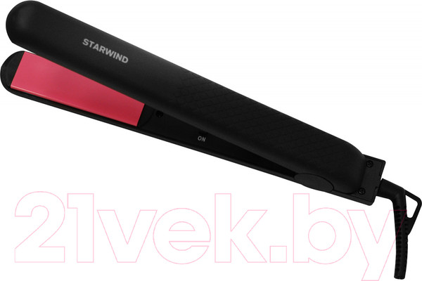 Изображение товара Выпрямитель для волос StarWind SHE5500 (черный/розовый)