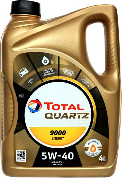 Изображение товара Моторное масло Total Quartz 9000 Energy 5W40 / 10220501 (4л)