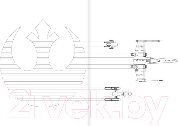 Изображение товара Раскраска-антистресс АСТ Звездные войны. Изгой один