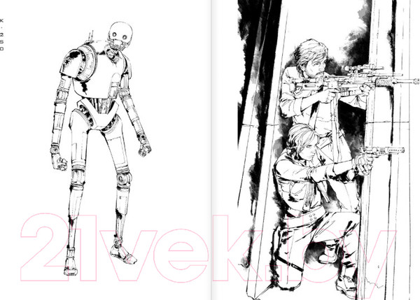 Изображение товара Раскраска-антистресс АСТ Звездные войны. Изгой один