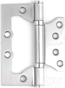 Изображение товара Петля дверная Avers Бабочка 100x75x2/5-B2 накладная (матовый никель)