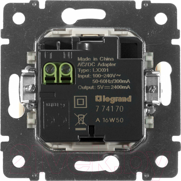 Изображение товара Розетка Legrand Valena 774170 (слоновая кость)