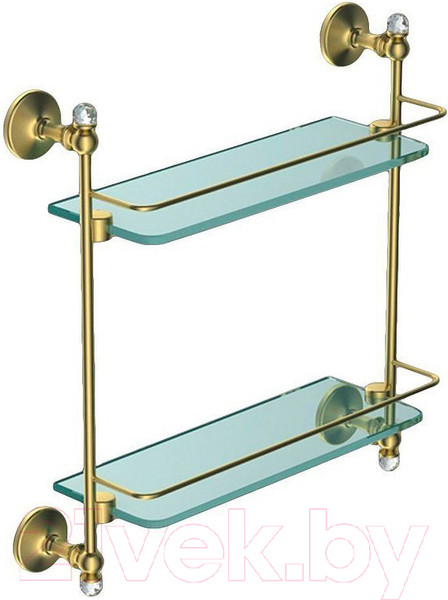 Изображение товара Полка для ванной Art&Max Antic Crystal AM-E-2682BSJ-Do (золото)