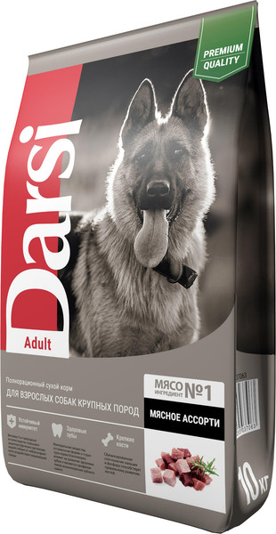 Изображение товара Сухой корм для собак Darsi Adult крупных пород мясное ассорти / 37063 (10кг)