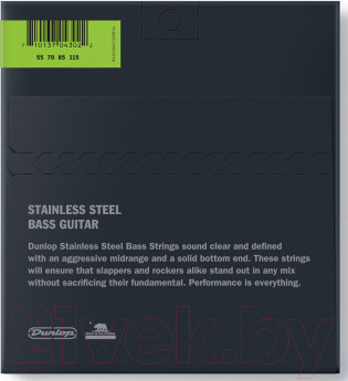 Изображение товара Струны для бас-гитары Dunlop Manufacturing DBS55115