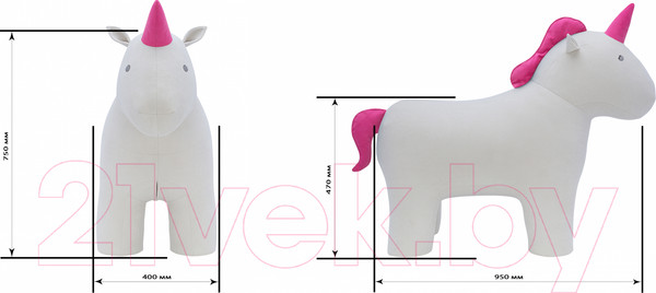 Изображение товара Пуф Импэкс Leset Unicorn (Omega 30/Omega 45)