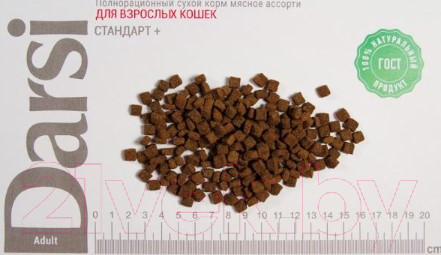 Изображение товара Сухой корм для кошек Darsi Adult Мясное ассорти / 37117 (300г)