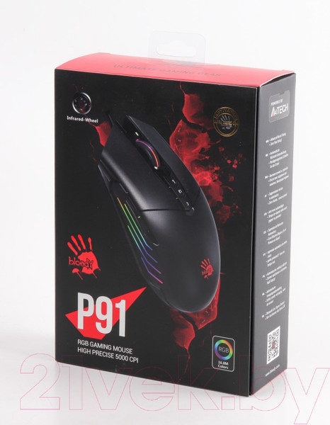 Изображение товара Мышь A4Tech Bloody P91 Pro (черный)