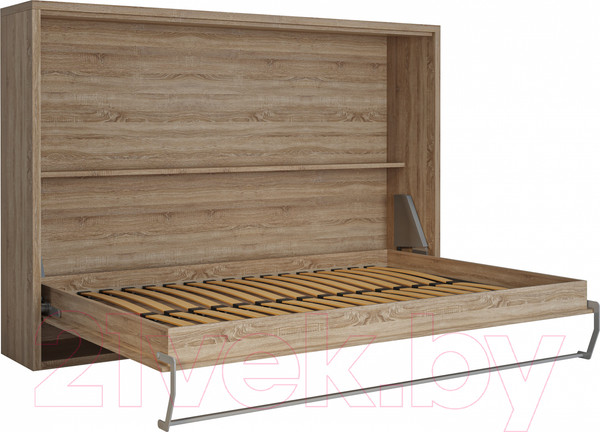 Изображение товара Шкаф-кровать трансформер Макс Стайл Wave 36мм 140x200 (дуб бардолино натуральный Н1145 ST10)