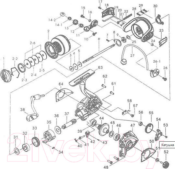 Изображение товара Катушка безынерционная Dragon Silver Rider FD 420i / 12-06-420