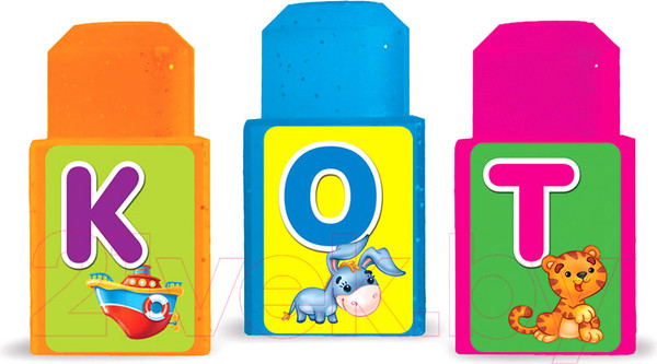 Изображение товара Развивающая игрушка Азбукварик Музыкальный поезд. Буковка / AZ-2587А (красный)