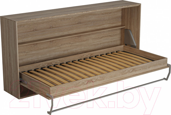 Изображение товара Шкаф-кровать трансформер Макс Стайл Wave 18мм 90x200 (дуб бардолино натуральный Н1145 ST10)