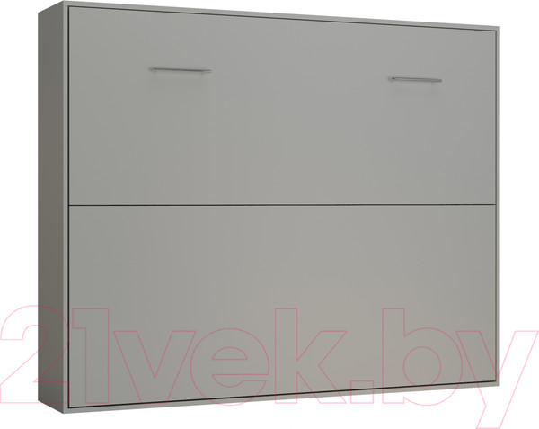 Изображение товара Шкаф-кровать трансформер Макс Стайл Wave 18мм 160x200 (светло-серый U708 ST9)