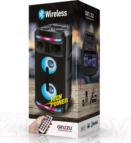 Изображение товара Портативная колонка Ginzzu GM-208