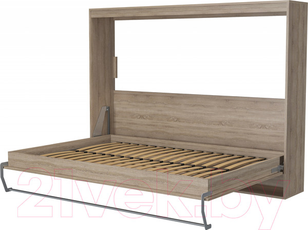 Изображение товара Шкаф-кровать трансформер Макс Стайл Strada 18мм 160x200 (дуб бардолино натуральный Н1145 ST10)