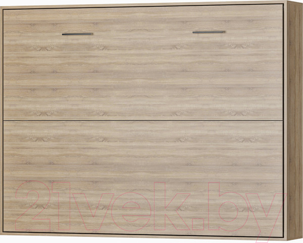 Изображение товара Шкаф-кровать трансформер Макс Стайл Strada 18мм 160x200 (дуб бардолино натуральный Н1145 ST10)