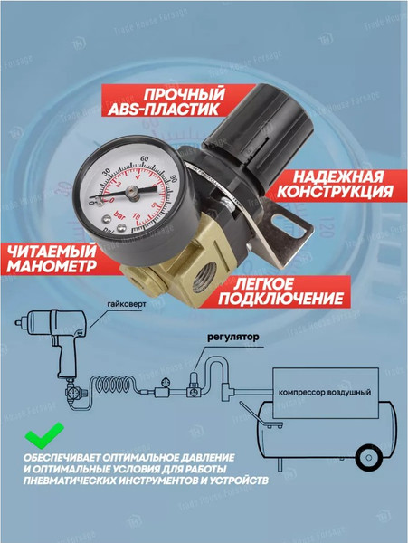 Изображение товара Регулятор давления Forsage F-AR2000-02 (54450)
