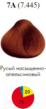 Изображение товара Крем-краска для волос Itely Aquarely 7A/7.445