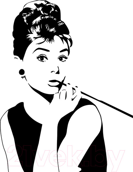 Изображение товара Фотообои листовые Citydecor Хепберн (200x254)