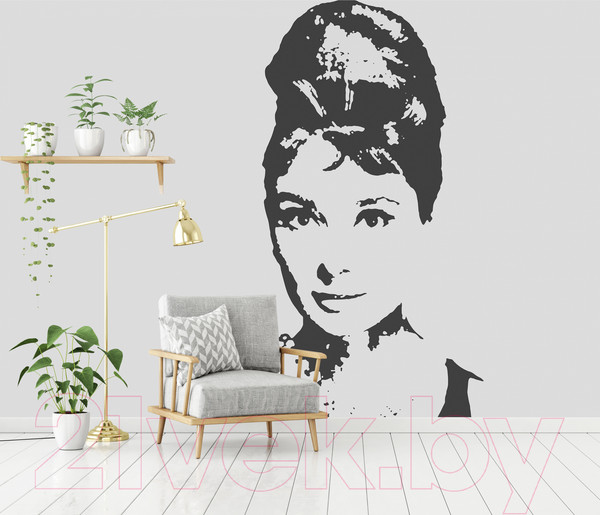 Изображение товара Фотообои листовые Citydecor Хепберн 1 (200x140)