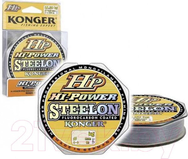 Изображение товара Леска монофильная Konger Steelon Hi Power Fluorocarbon 0.30мм 100м / 241100030