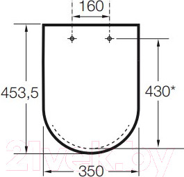Изображение товара Унитаз подвесной с инсталляцией Roca The Gap 7893104100