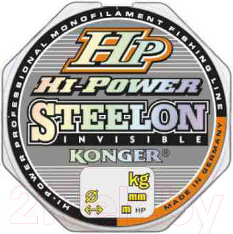 Изображение товара Леска монофильная Konger Steelon Hi Power Invisible 0.22мм 150м / 234150022