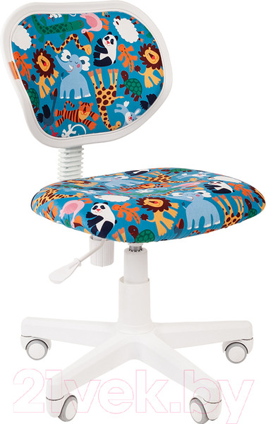 Изображение товара Кресло детское Chairman Kids 106 (белый пластик/зоопарк)