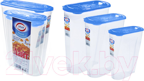 Изображение товара Набор емкостей для хранения Эльфпласт Лайт EP228