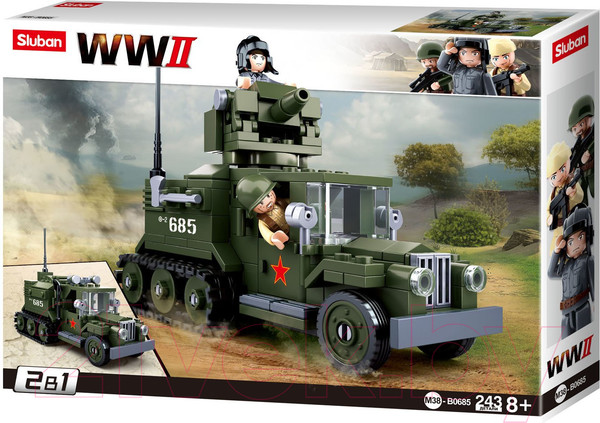 Изображение товара Конструктор Sluban Военная машина / M38-B0685 (243эл)