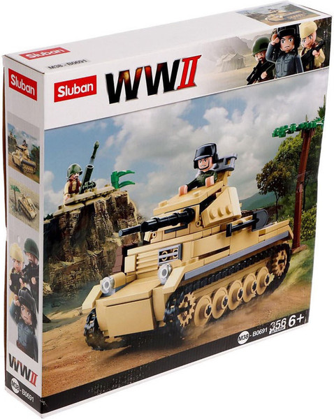 Изображение товара Конструктор Sluban Танк с фигурками / M38-B0691 (356эл)