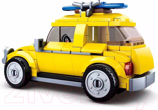 Изображение товара Конструктор Sluban Машинка с фигуркой / M38-B0706C (176эл)
