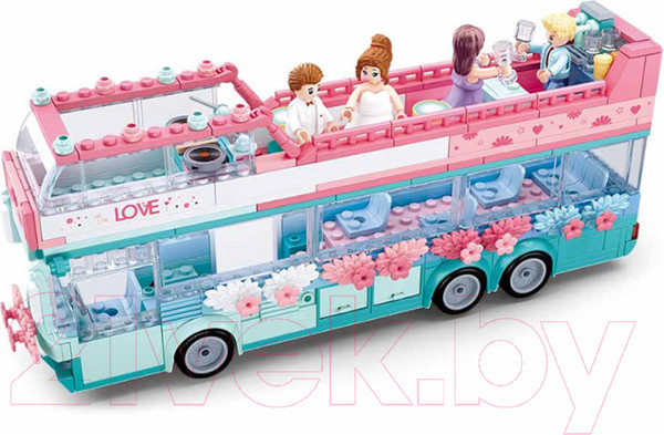 Изображение товара Конструктор Sluban Автобус с фигурками / M38-B0769 (379эл)