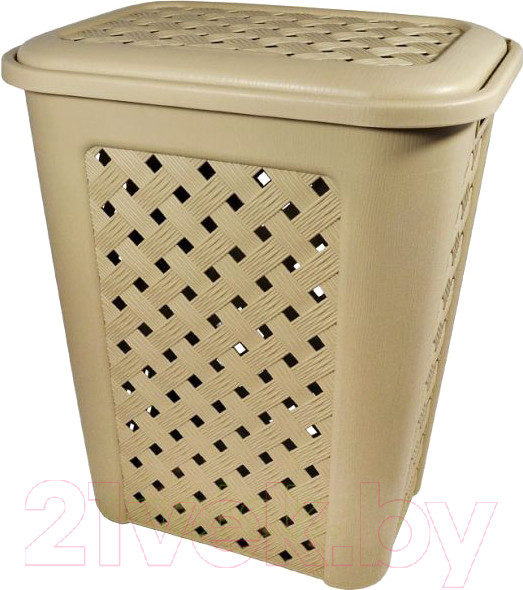 Изображение товара Корзина для белья Эльфпласт Виола EP204 (30л, бежевый)