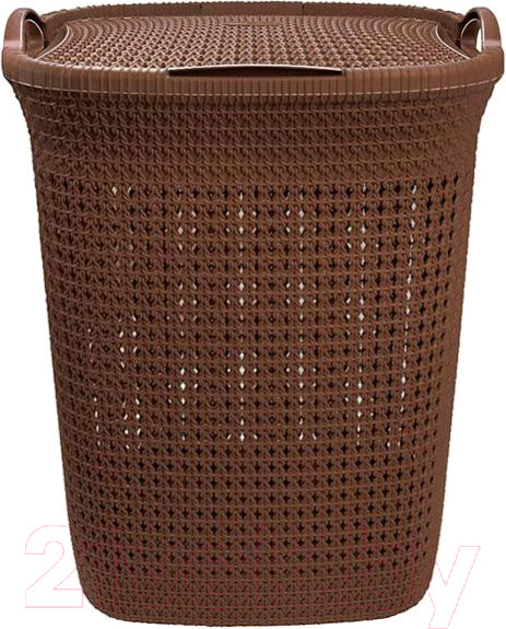 Изображение товара Корзина для белья Эльфпласт Paola EP467 (37л, коричневый)