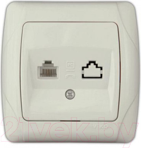 Изображение товара Розетка Viko Carmen / 90562013 (кремовый)