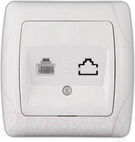 Изображение товара Розетка Viko Carmen / 90561013 (белый)