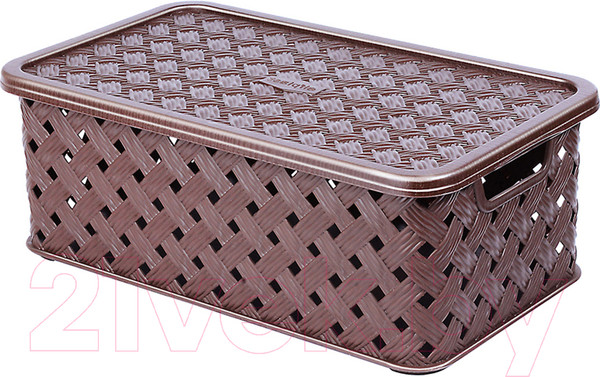 Изображение товара Корзина Эльфпласт Виола EP347 (6л, коричневый)