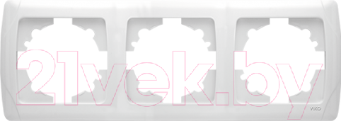 Изображение товара Рамка для выключателей и розеток Viko Carmen / 90571103 (белый)