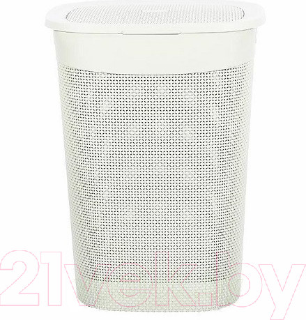 Корзина для белья Эльфпласт Ariana EP514 (55л, слоновая кость)