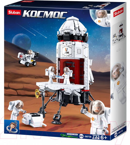 Изображение товара Конструктор Sluban Космический корабль / M38-B0738 (733эл)