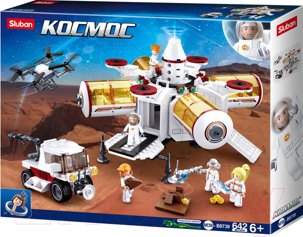 Изображение товара Конструктор Sluban Космический корабль / M38-B0739 (642эл)